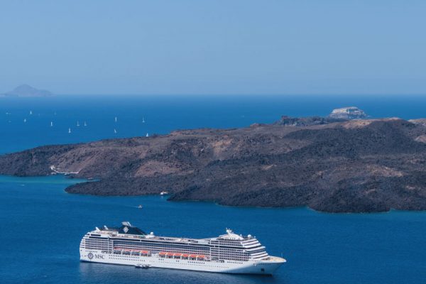 cruise ship through the caribbean